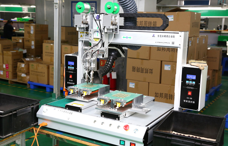 Cooling fan assembly area at DXY Motors factory