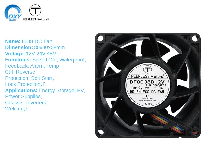 8038 E DC Fan